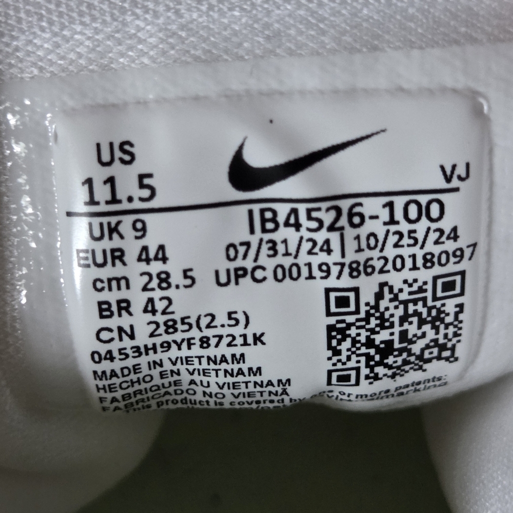 Nike Free Metcon 6 White Bright Crimson Pink Foam Womens Sneakers Shoes 11.5 - Picture 9 of 9